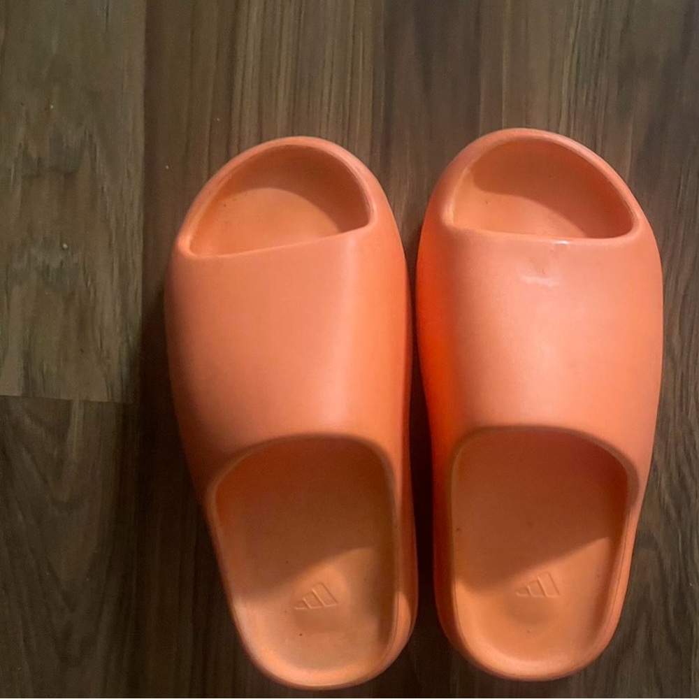 Orange yeezys